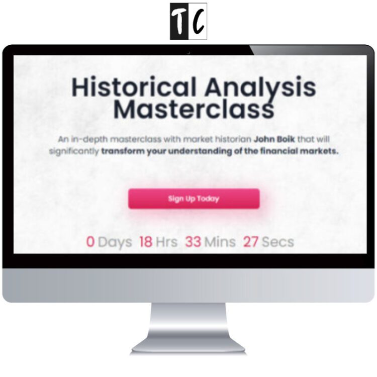 Traderlion – John Boik Historical Analysis Masterclass 2023