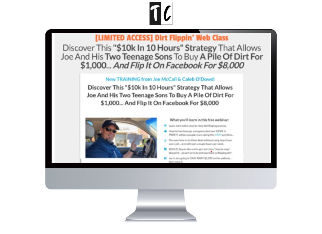 Joe McCall – Simple Land Flips Program