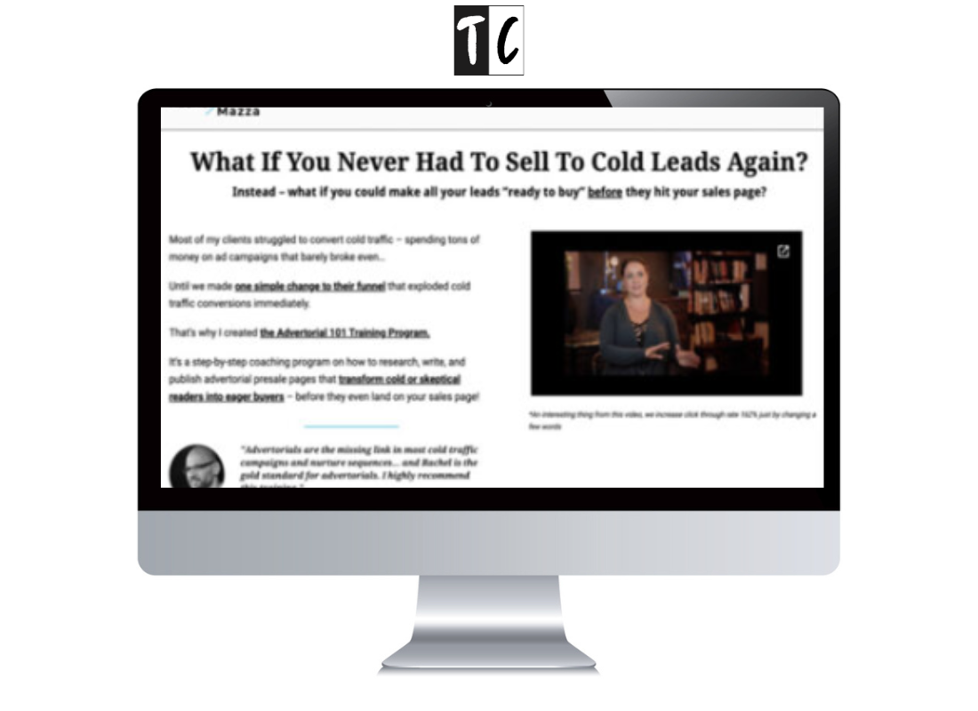 Rachel Mazza – Advertorial 101